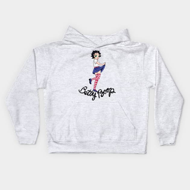 Betty boop Kids Hoodie by TOXICART